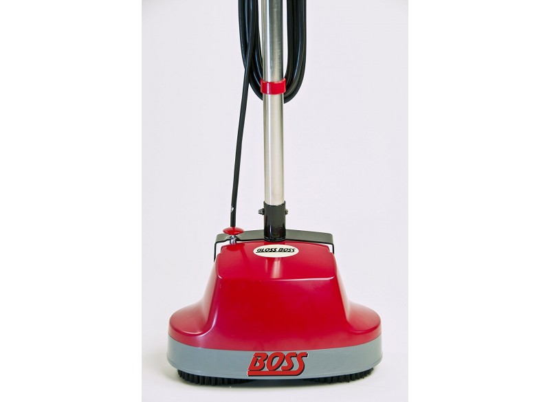 Gloss Boss Mini Floor Scrubber and Polisher with 2 Brushes - Weight 7 lb (3.17 kg) - 18' (5.5 m) Electric Cable - for All Residential Floor Types - B200752