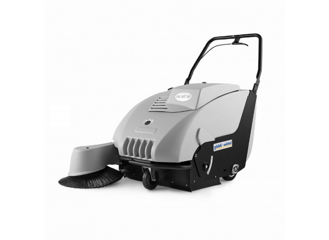 Battery sweeper with side brush - Capacity of 10,5 gal (40 L) - Ghibli