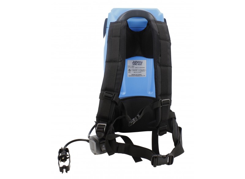 Backpack Vacuum - Johnny Vac - Capacity of 1.5 gal (5,65 L) - HEPA Filtration - with Accessories and Superior Quality Harness