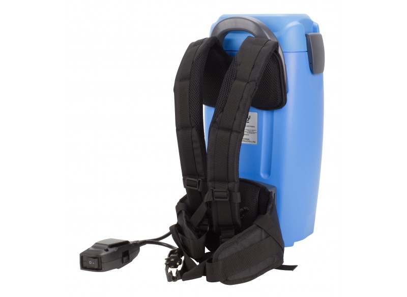 Backpack Vacuum - Johnny Vac - Capacity of 1.5 gal (5,65 L) - HEPA Filtration - with Accessories and Superior Quality Harness