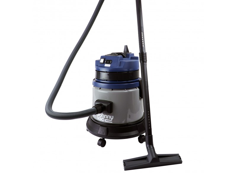 Wet & Dry Commercial Vacuum - Capacity of 5.9 gal (22.5 L) - Electrical Outlet for Power Nozzle - 10' (3 m) Hose - Plastic and Aluminum Wands - Brushes and Accessories Included - IPS  ASDO07362