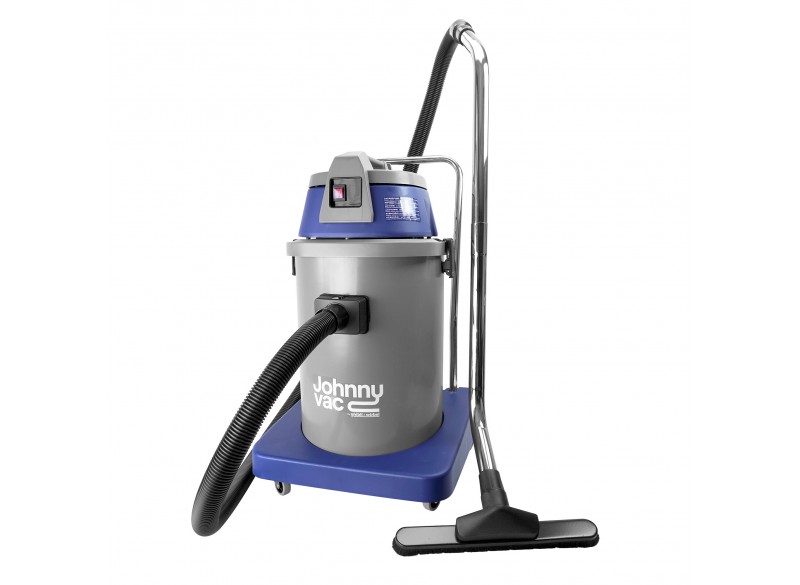 Wet & Dry Commercial Vacuum from Johnny Vac - 10 gal (38 L) Tank Capacity - 10'' (3 m) Hose - Metal Wands - Brushes and Accessories Included - Ghibli  - AS400P