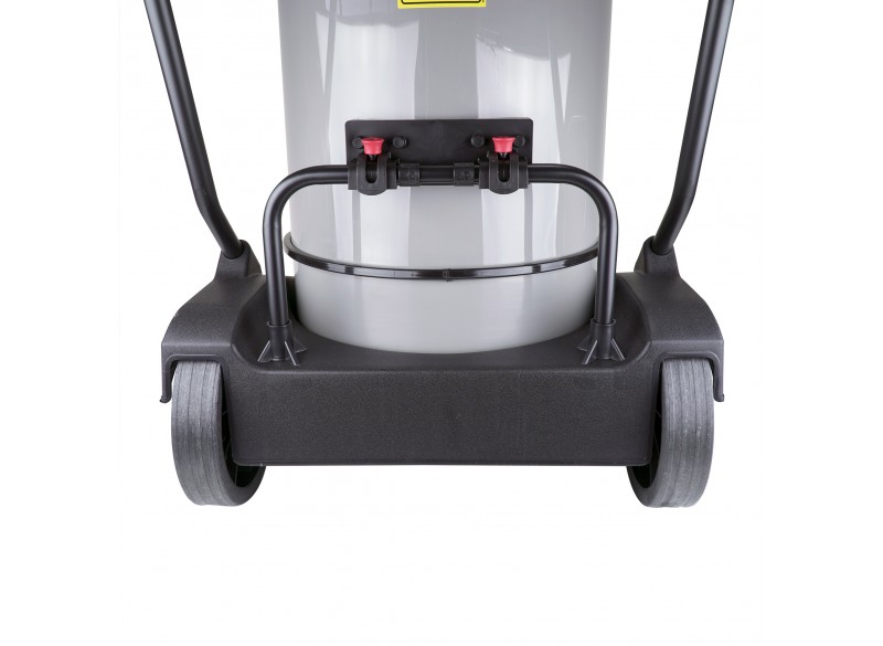 Wet & Dry Commercial Vacuum - Capacity of 16 gal (60.5 L) - Tank on Trolley - Electrical Outlet for Power Nozzle - 10' (3 m) Hose - Plastic and Aluminum Wands - Brushes and Accessories Included - IPS ASDO07416