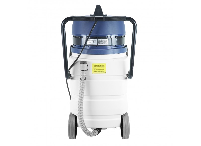 Heavy Duty Wet & Dry Commercial Vacuum - Capacity of 22.5 gal (85 L) - 2 Motors - Electrical Outlet - 8' Hose - Plastic and Aluminum Wands - Brushes and Accessories Included - IPS ASDO07433