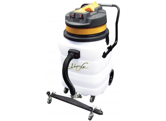 Heavy Duty Wet & Dry Commercial Vacuum - Capacity of 22 gal (85 L) - 2 Motors - Integrated Squeegee - 10' (3 m) Hose - Plastic and Aluminum Wands - Brushes and Accessories Included - IPS ASDO07433