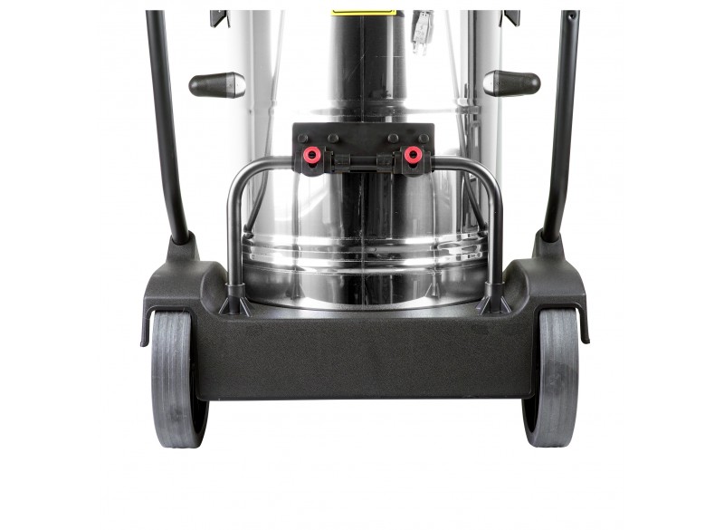 Commercial Wet & Dry Vacuum - Capacity of 18,5 gal (70 L) - Metal Tank on Trolley - Electrical Outlet for Power Nozzle - 8' Hose - Metal Wands - Brushes and Accessories Included -  IPS ASDO09914