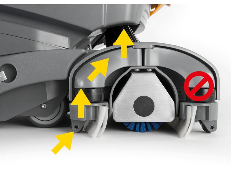 Autoscrubber, Ghili 13.0075.03, Rolly, Autorécureuse, Ghibli Rolly NRG, with Rechargeable Lithium Batteries and Charger, Double Tank, Alternating Dual Suction Wiper System - Ghibli 13.5075,00