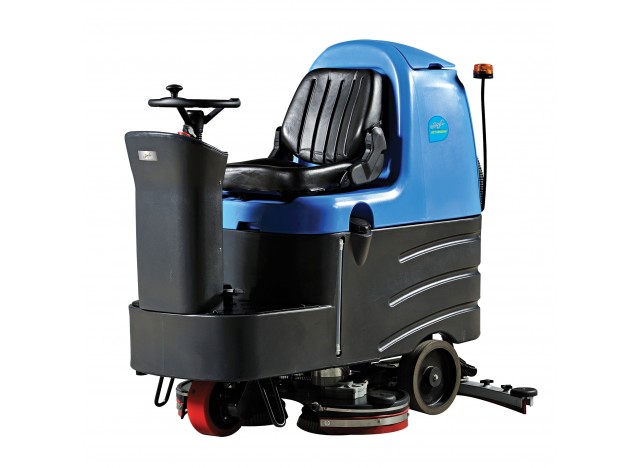 Rider Scrubber JVC110RIDERN from Johnny Vac - 34" (864 mm) Cleaning Path - 3.5  h Average Runtime - Battery & Charger included