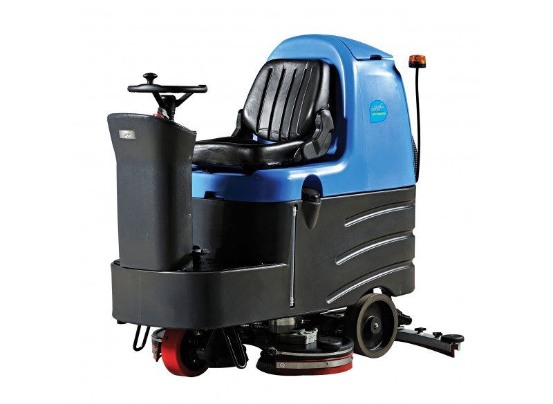 Rider Scrubber JVC110RIDERN from Johnny Vac - 34" (864 mm) Cleaning Path - 3.5  h Average Runtime - Battery & Charger included