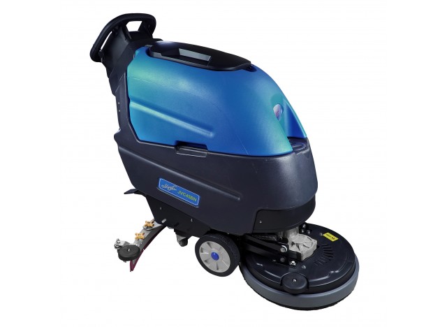 Johnny Vac - 18" Auto-Scrubber with 24 V 200 A/H Battery and Charger, 1950 m2/hr Efficiency - 40L solution tank / 45L recovery tank