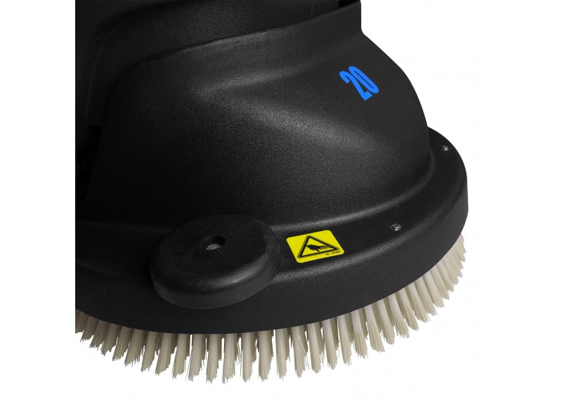 Johnny Vac - 20" Auto-Scrubber with 24 V 200 A/H Battery and Charger, 1950 m2/hr Efficiency