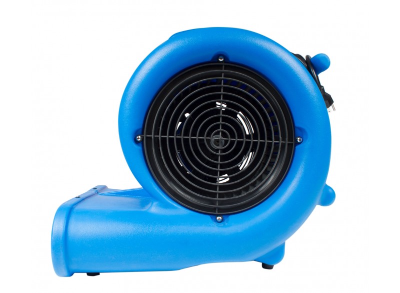 Portable Blower / Fan / Floor Dryer - Johnny Vac - Fan Diameter 9.5" (24 cm) - 3 Speeds - with Handle - Blue