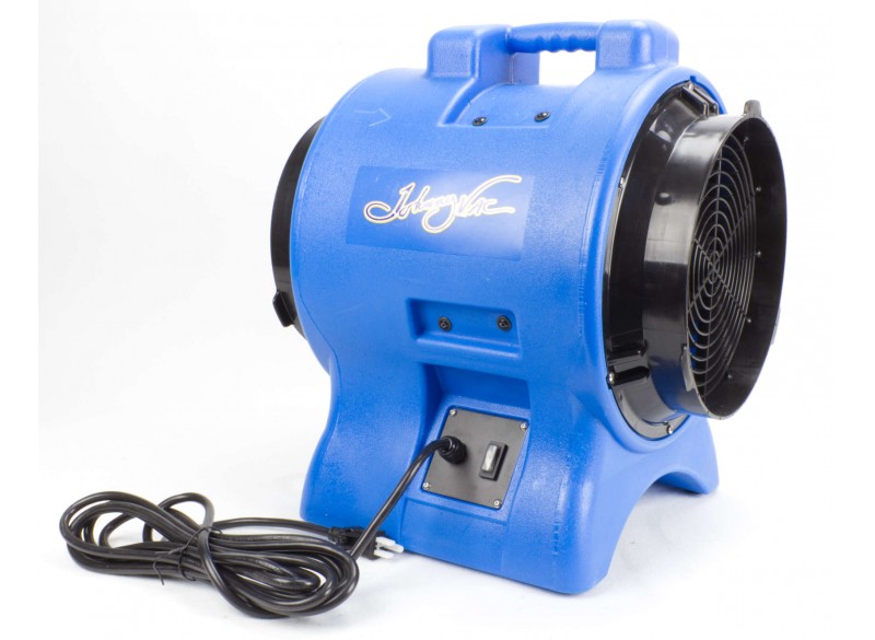 Ventilateur / souffleur / séchoir de plancher industriel - Johnny Vac - diamètre du ventilateur 12" (30,4 cm) - moteur scellé - 1 vitesse - avec poignée - bleu