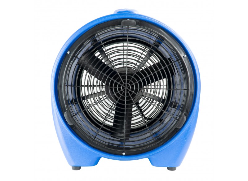 Industrial Blower / Fan / Floor Dryer - Johnny Vac - Fan Diameter 16" (40,6 cm) - Sealed Motor - 1 speed - with Handle - Blue