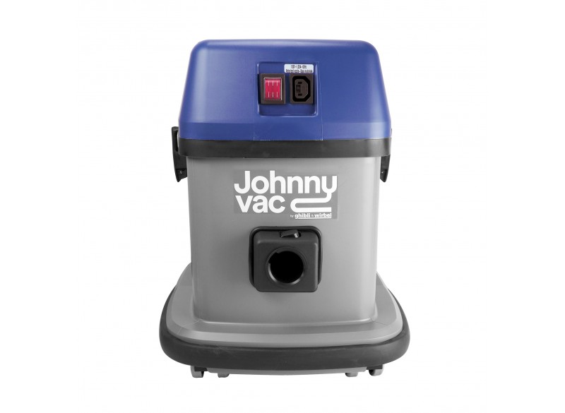 Commercial Vacuum Johnny Vac - Tank Capacity of 3 gal (12 L) - Accessories and Paper Bag Included - Integrated Electrical Outlet - 1000 W Motor - Swivel Casters -  Ghibli AS5