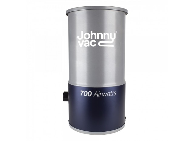 Central Vacuum Johnny Vac - JV700C - Silent - 2-Fan Motor - 700 Airwatts - 5 gal (19 L) Tank Capacity - Wall Mount Bracket - HEPA Bag - Foam Filter