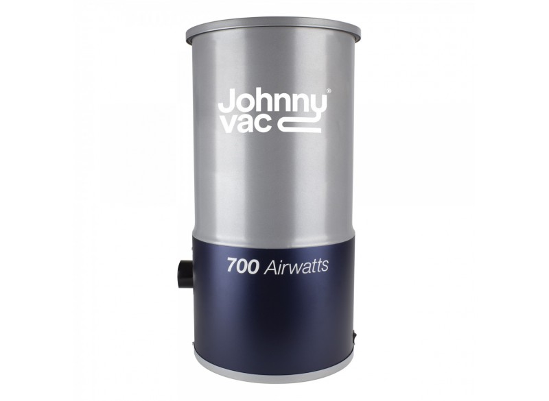 Aspirateur central Johnny Vac - JV700C - silencieux - moteur 2 ventilateurs - 700 watts-air - capacité de 5 gal (19 L) - support mural - sac HEPA - filtre mousse