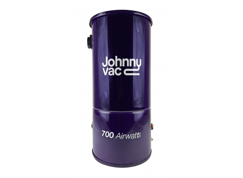 Aspirateur central Johnny Vac - JV700CA - silencieux - moteur 2 ventilateurs - 700 watts-air - capacité de 5 gal (19 L) - support mural - sac HEPA - filtre mousse