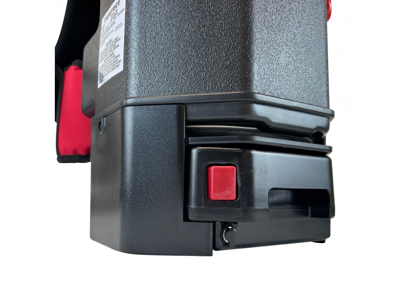 Cordless Back Pack Vacuum - 1.06 gal (4 L) Tank Capacity - HEPA Filtration - with Battery & Accessories - Perfect BBP5