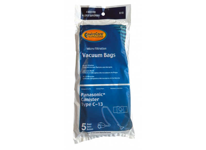 Paper Bags Type C-13 - for Panasonic MC3900 - Pack of 5