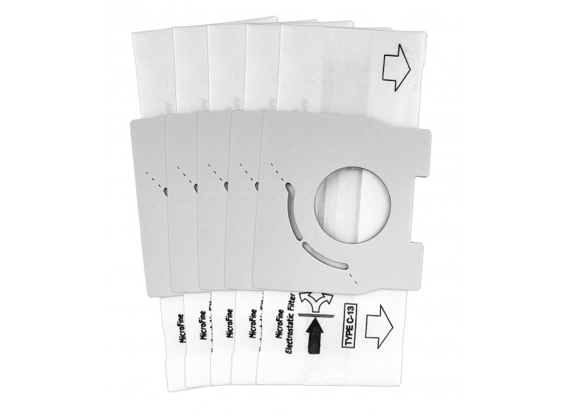 Paper Bags Type C-13 - for Panasonic MC3900 - Pack of 5