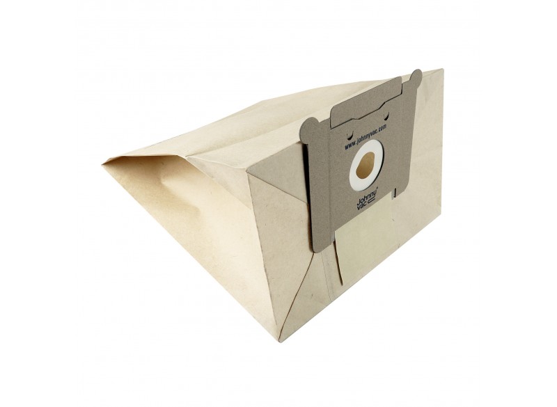 Paper Bag for Johnny Vac Commercial Vacuum  JV5 and Ghibli AS5 - Pack of 5 Bags