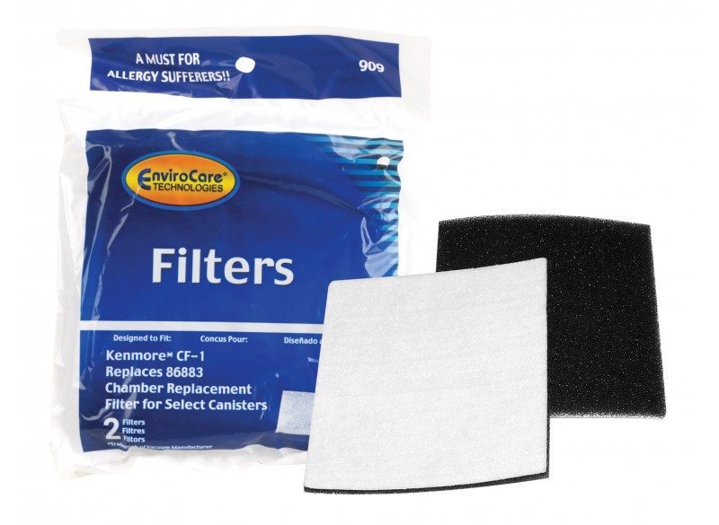 Filter for Kenmore CF-1 and Select Canister Vacuum - Replacement 86883 - 909