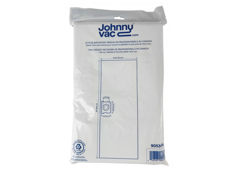 Sac microfiltre HEPA pour aspirateur Shop Vac avec capacité du réservoir de 45.5 L à 63,6 L (10 à 14 gallons) - paquet de 3 sacs - 90672