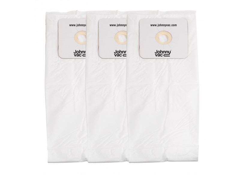 Sac microfiltre HEPA pour aspirateurs central Johnny Vac, Rhinovac, Nutone, Hoover, Kenmore et bien d'autres marques - paquet de 3 sacs