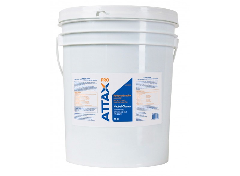 Neutral Cleaner - Effective And Mild For Floors - 5 gal (18.9 L) - Attax ® Pro