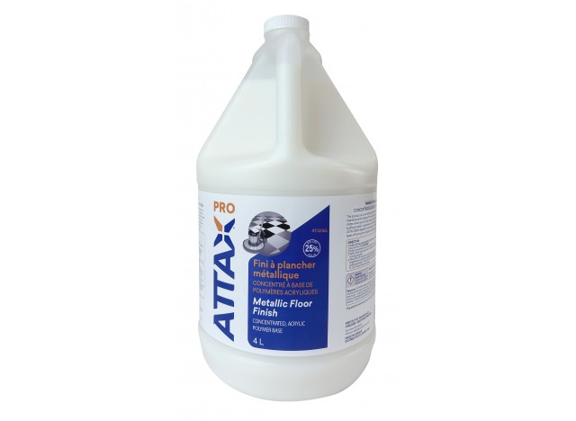 Fini à plancher métallique (concentré à base de polymères acryliques 25%) -  4 L (1,06 gal) - Attax ® Pro