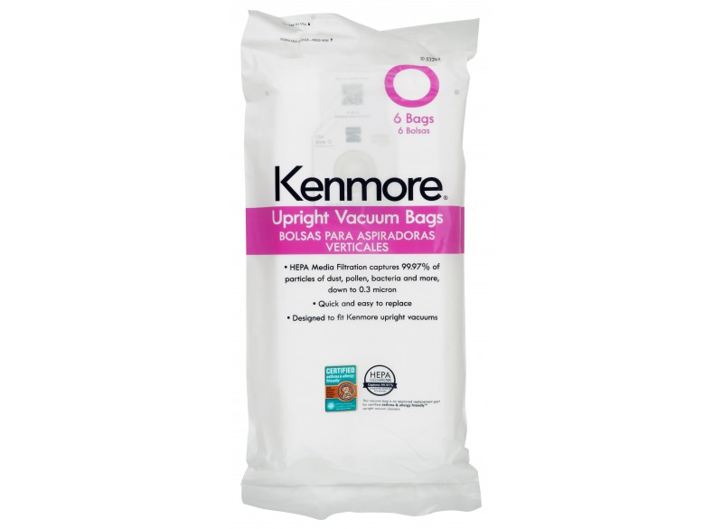 Kenmore HEPA Vacuum Bag for Upright Vacuums Type O