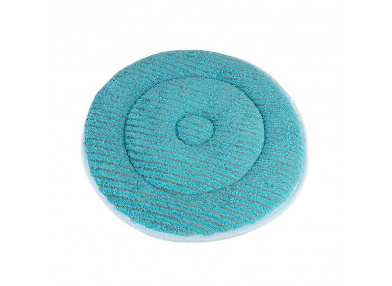 BONNET 17'' BLUE/ WHITE SCRUB