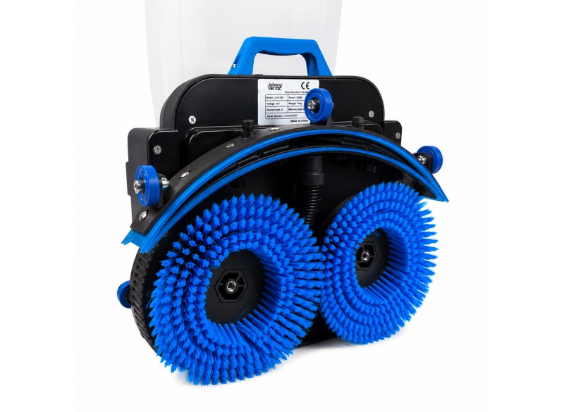 Autorécureuse double brosse avec batterie au lithium et chargeur 36 V - largeur de nettoyage de 17" - Autonomie de 2h.
