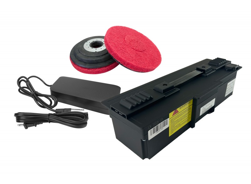 Autoscrubber Double Brushes with Lithium Battery and 36 V Charger - 17" Cleaning Path - 2-Hour Runtime