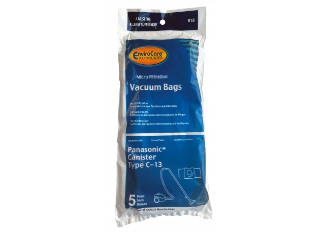 Sacs papier type C-13 - pour Panasonic MC3900 - paquet de 5