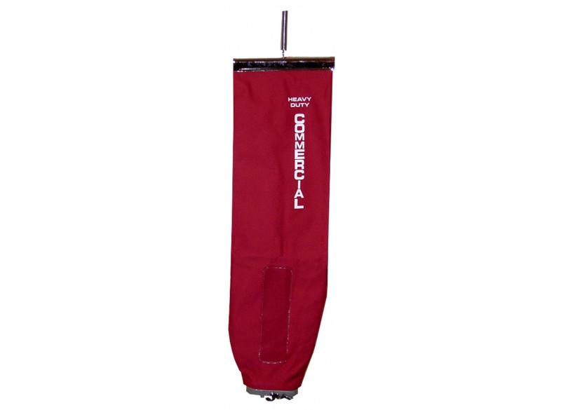 Cloth Bag with Zipper for Commercial Upright Vacuum - Red