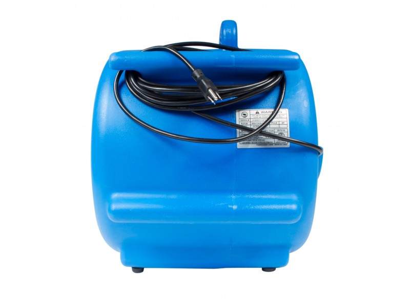 Ventilateur / souffleur / séchoir de plancher portatif - Johnny Vac - diamètre ventilateur 25 cm - 3 vitesses - avec poignée - bleu