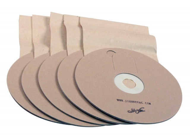 Sac en papier rond pour aspirateur Ghibli T1 et Wirbel W1 - paquet de 5 sacs
