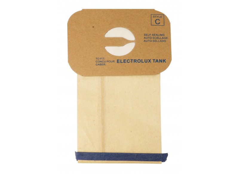 Sac en papier pour aspirateur chariot Electrolux style C - paquet de 12 sacs - Envirocare 805