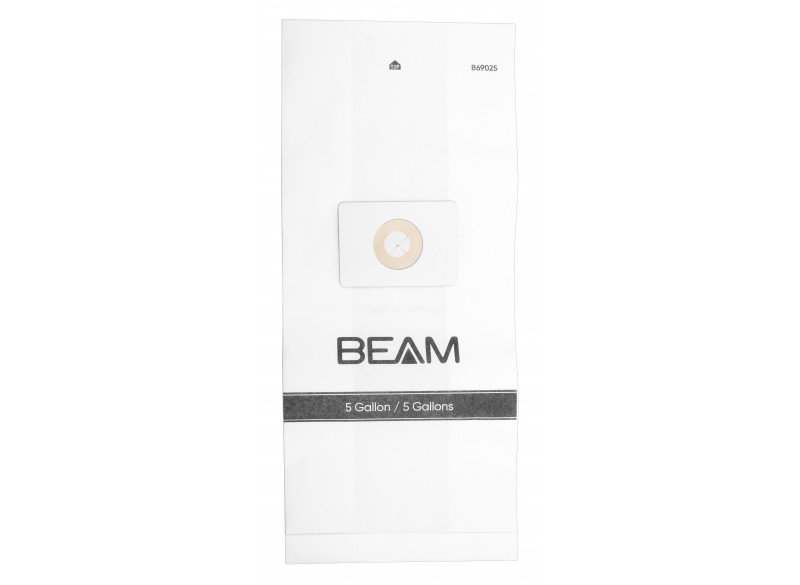 Paper Bags for Beam Central 167 / 2067 - 5 Gallons - B69025 - Pack of 3 Bags