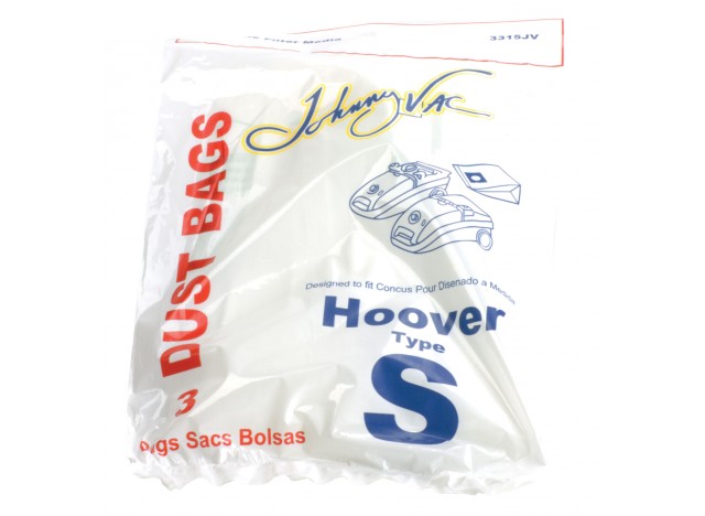 Paper Bag for Hoover Type S Vacuum - Pack of 3 Bags - Envirocare 109SWJV