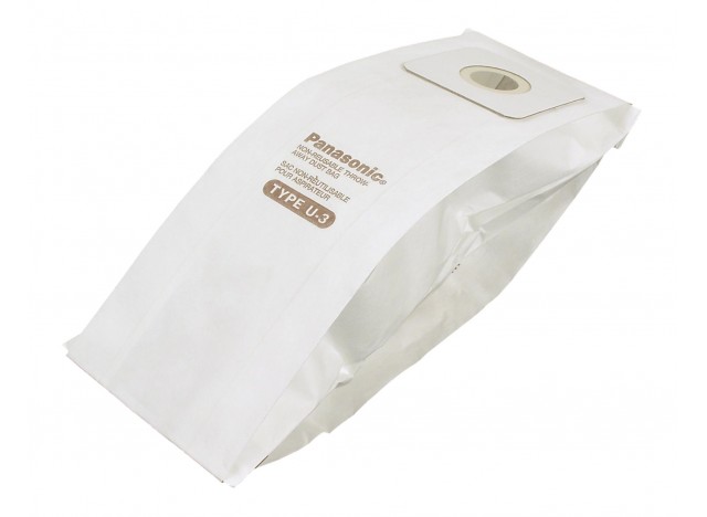 Paper Bag for Panasonic Type U-3 Vacuum - Pack of 6 Bags