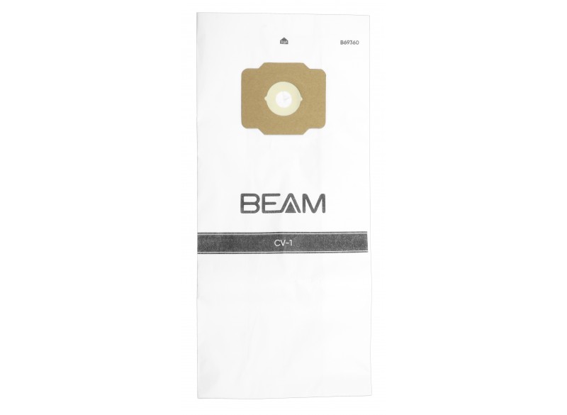 PAPER Microfilter Bags for Beam B69360 CV-1 Central Vacuum Cleaner - Pack of 3 Bags
