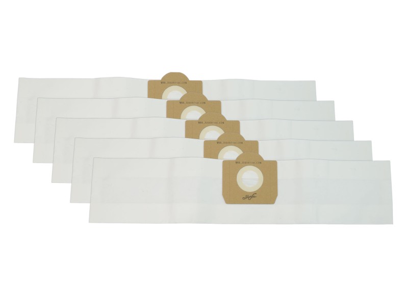 Paper Bag for Johnny Vac Vacuum JV125 and JV202 - SKIP, Derby, M50, 101, Topvac 1-2-PLUS - Pack of 5 Bags