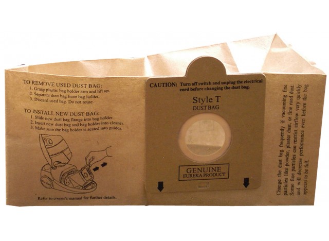 Sac en papier pour aspirateur Eureka type T - paquet de 3 sacs - 67713A