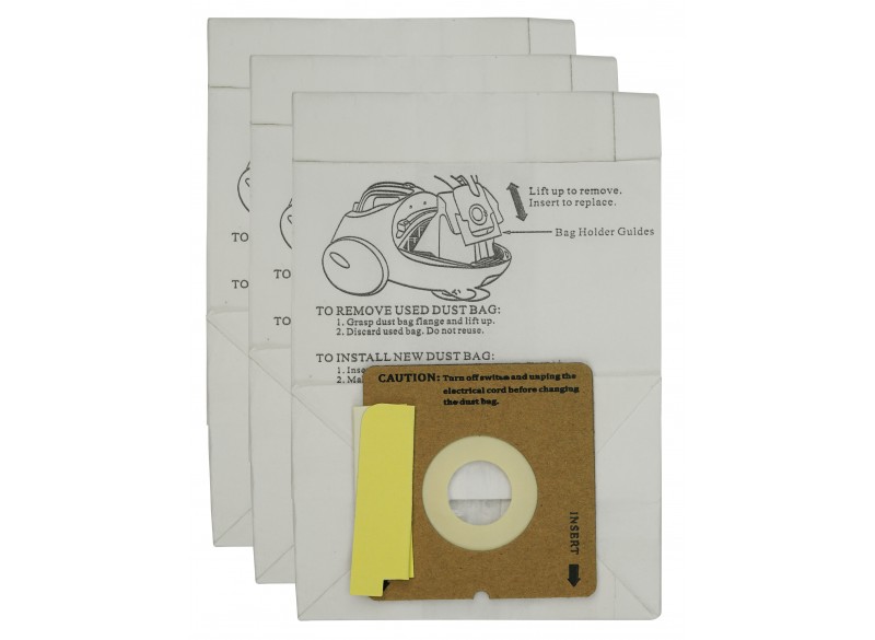 Microfilter Bag for Eureka Type L 930, 965 Series Canister Vacuum - Pack of 3 Bags - Envirocare 313