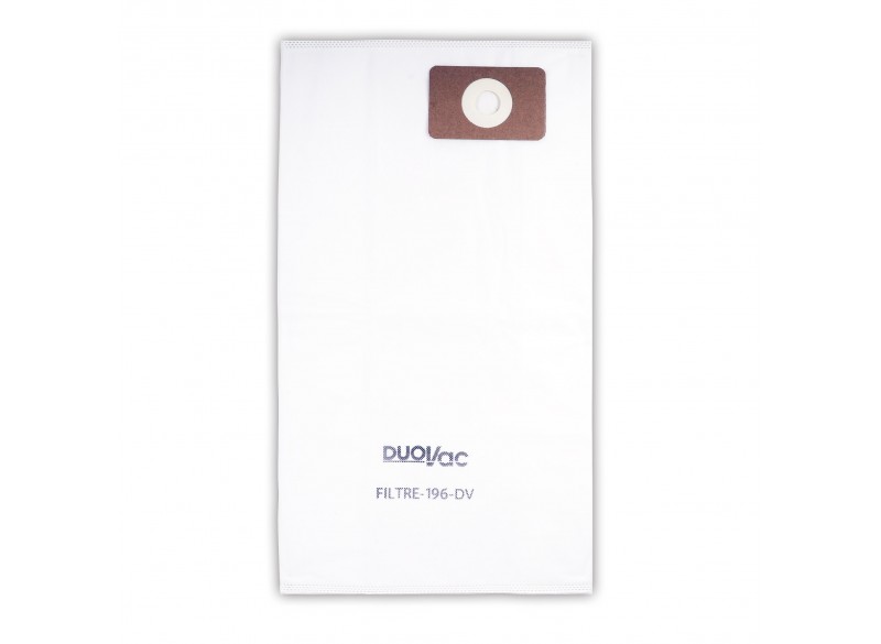 POLYPROPYLENE FILTRATION BAG FOR DUOVAC 13L(3.2G)PK3 - FILTRE-196-DV