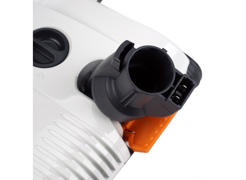 Quick Connect Power Nozzle - 12" (30.5 cm) Width - Adjustable Height - White - Geared Belt - Plastic Roller Brush - Sebo ET-1F2