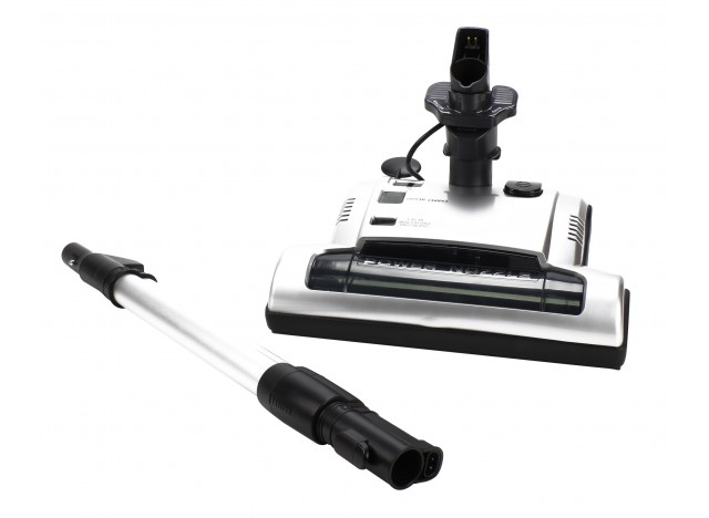 Power Nozzle - 14" (30.5 cm) Cleaning Path - Adjustable Height - Quick Connect Release - Silver - Flat Belt - Telescopic Wand - Headlight - Roller Brush - Johnny Vac PN33